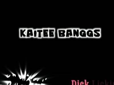 Kaitee Banggs Amateur BBW dick licking cock sucking blowjob - drtuber.com
