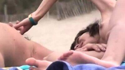 nude beach filled with hot couples and hot public playing - drtuber.com