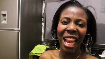 South african teen ebony waitress cumshot - nvdvid.com - South Africa