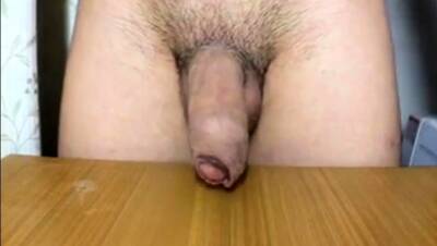 Big fat cock getting hard then a lovely wank and cum - icpvid.com