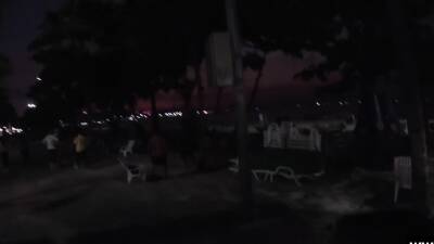 Perfect night walk and amazing handjob - icpvid.com