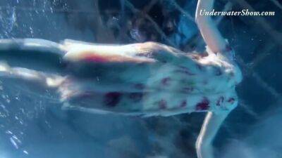 Russian Girl Edwiga Swims Nude In The Pool In Russia - upornia.com - Russia