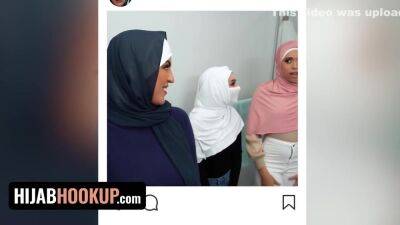 Three Gorgeous Muslim Babes Shares On Riding Their Friends Boyfriends Cock - upornia.com