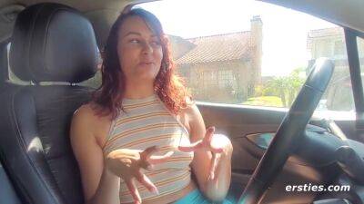 Serina Masturbates In Her Car - hclips.com