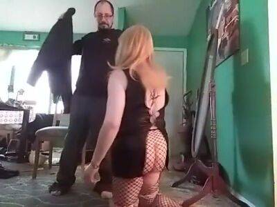Milf With Big Ass Blows Stepdad After A Wrestling Match After Stomach Punch Drops The Blonde Beauty - hclips.com