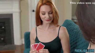 Stepsister Insisted On Playing Strip Poker - hclips.com
