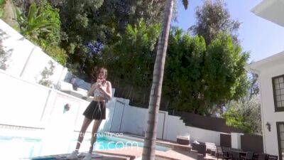 Coquettish Pool Girl Sucking Cock Of Her Boss - upornia.com