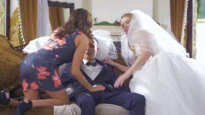 Bride shares cock with her mom on the wedding day - sunporno.com