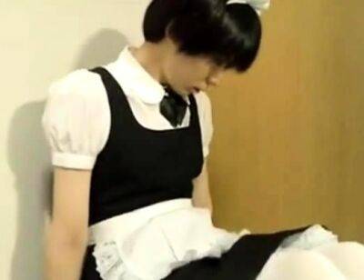 Amateur Japanese CD cute maid jack - drtuber.com - Japan
