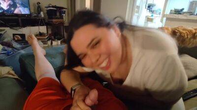 Netflix And Chill Blowjob - She Came Over To Suck Dick! - hclips.com
