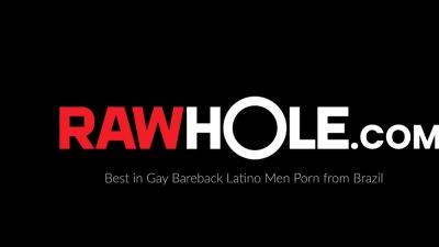 RAWHOLE Sexy Latinos Pedro And Cale Bareback After Blowjob - drtuber.com