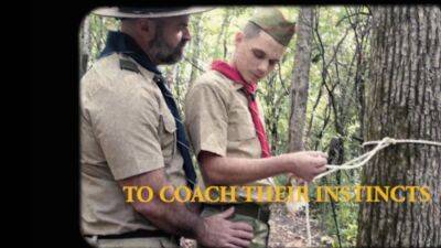 Hot hung Scoutmaster barebacks 3 smooth Boy Scouts in tent - drtuber.com