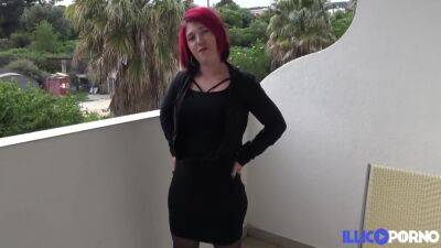 Emilie, Horny Redhead, In Her First Very Hot Threesome - upornia.com - France