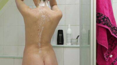 Hid The Phone In The Shower And Filmed My Stepmother Taking A Shower - hclips.com