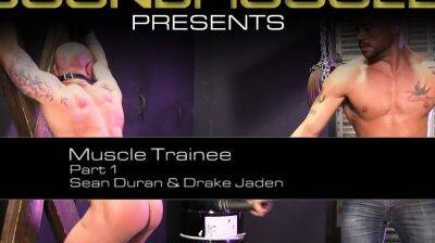 Muscle trainee Drake Jaden flogged - Part 1 - drtuber.com