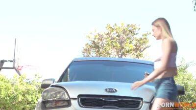 Kyler Quinn - Kyler Quinn In Sexy Spinner Dp’d By Bbcs To Pay For Car - upornia.com