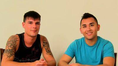 Lovely young amateurs Justin Cox and Lucas Fiore ass breed - drtuber.com