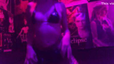 Goth Girl Striptease - hclips.com