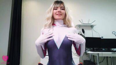 Gwen Stacy - Sexy Spider-man Multiverse: Miles Morales Passionately Fucked Filled Her Mouth With Cum - hclips.com
