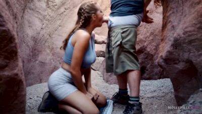 Molly Pills - Hot Couple Has Passionate Sex In Cave - Molly Pills - upornia