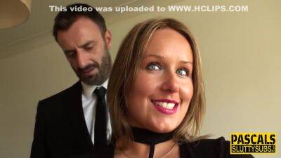 Pascal White - Pascal White In Bound Bdsm Sub Throats Dick - hclips.com - county White