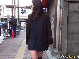 Japanese teen flashing her panties - pornoxo.com - Japan