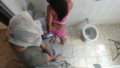 I WENT TO THE BATHROOM AND SAW MY step DAUGHTER IN PJAMINHA SOON I HAD A HARD PAL AND ASKED A POCKET IN HER ASS - xxxfiles.com - India
