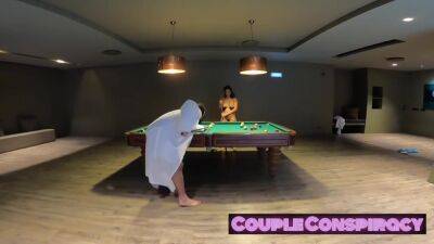 Caught Playing Strip Pool - hclips.com