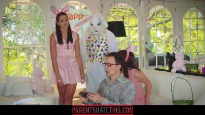Bunny - Teen fucks stepuncle dressed as Easter Bunny - veryfreeporn.com