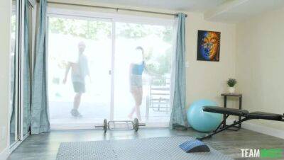 Lily - Lily Glee - Workout In The Ward - porntry.com