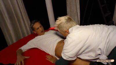 Short-haired German Slut In Her 40s Goes For Dick Humping Before Blowjob - Mandy Mystery - hclips.com - Germany