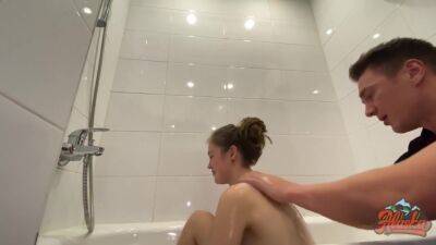 Im Alone In The Bathroom With My Stepfather - hclips.com