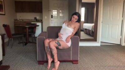 Tattooed Girl Masturbates And Squirts As Her Friend Watches - hclips.com