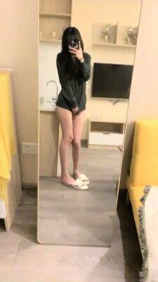 Asian Sweet Teen black sock masturbation - drtuber.com - Japan