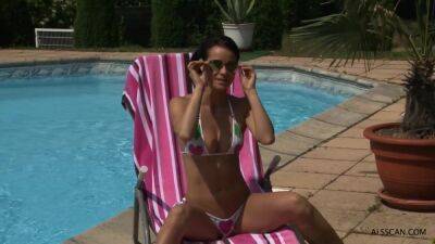 Bikini At Pool With Melisa Mendini - upornia.com