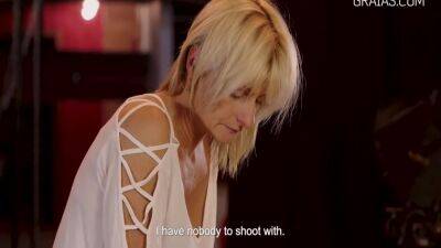 Blond Milf Cries While Caned On Her Ass - upornia.com