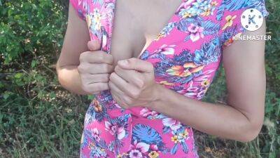 I Pay The Tourist To See Her Tits And For A Handjob - upornia.com