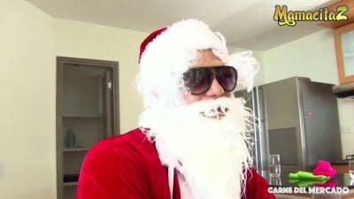 CHRISTMAS SPECIAL! Santa Fucks Big Ass Latina Colombiana woman - sexu.com