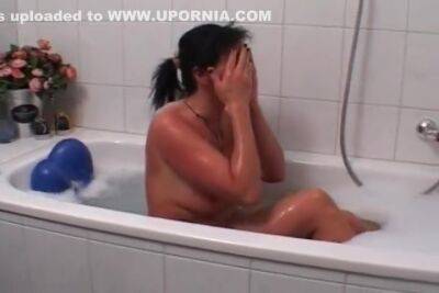 Lady - Horny German Lady Shaving And Dildoing Her Moist Muff - upornia.com - Germany
