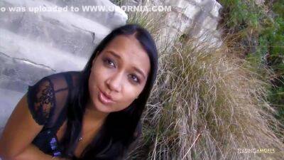 Enjoying An Outdoor Double Penetration Threesome Action Is - upornia.com