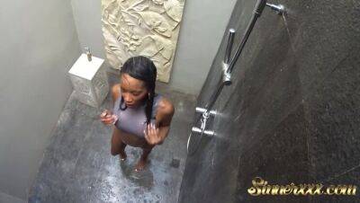 HIDDEN CAM - Bangin tinder date in the shower on vacation - porntry.com - Jamaica