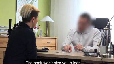 LOAN4K. Obligor takes money lenders pistol in her pussy - drtuber.com - Czech Republic