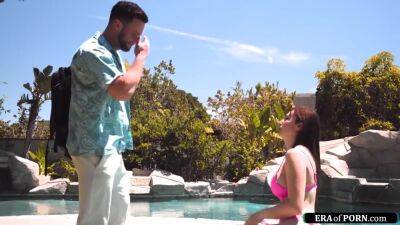 By A - Luna - Big T And Lexi Luna - Milf Fucked Outdoors By A Pool Cleaner - upornia.com