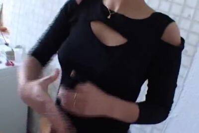 Lady - Super Hot Dark Haired Lady From Germany Knows How To Suck A Hard Cock - upornia.com - Germany
