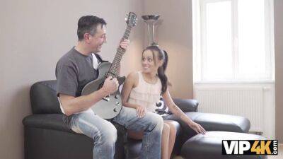 Tina - Daddy fills tender young mouth of Tina Walker with thick sperm - sexu.com