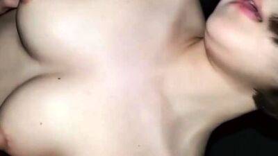 Small titted brunette teen fingering on the bed - drtuber.com - Japan
