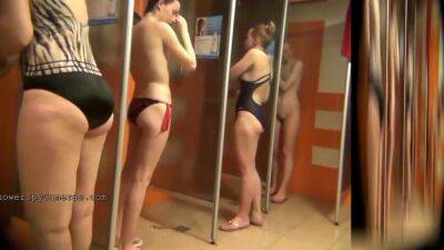 Spy Camera In This Shower Room Is Full Of Naked Russian Babes 10 Min - voyeurhit.com - Russia
