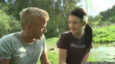 Sarah Lollypop In Outdoor [dt] - upornia.com - Czech Republic