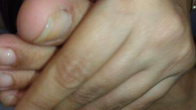 Desi Bhabhi - close up to my dirty feet my ass hole and pussy playing with tits - sunporno.com - India