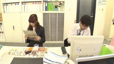 Seductive Black Pantyhose Adulterous Female Employee Loves Stimulation! 2 P1 - videomanysex.com - Japan